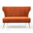 Vardell Fabric 48'' Reception Loveseat-1880453335