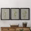 «White Field Flowers I», ensemble de 3 impressions sur toile encadrées-1995759345-1995759344