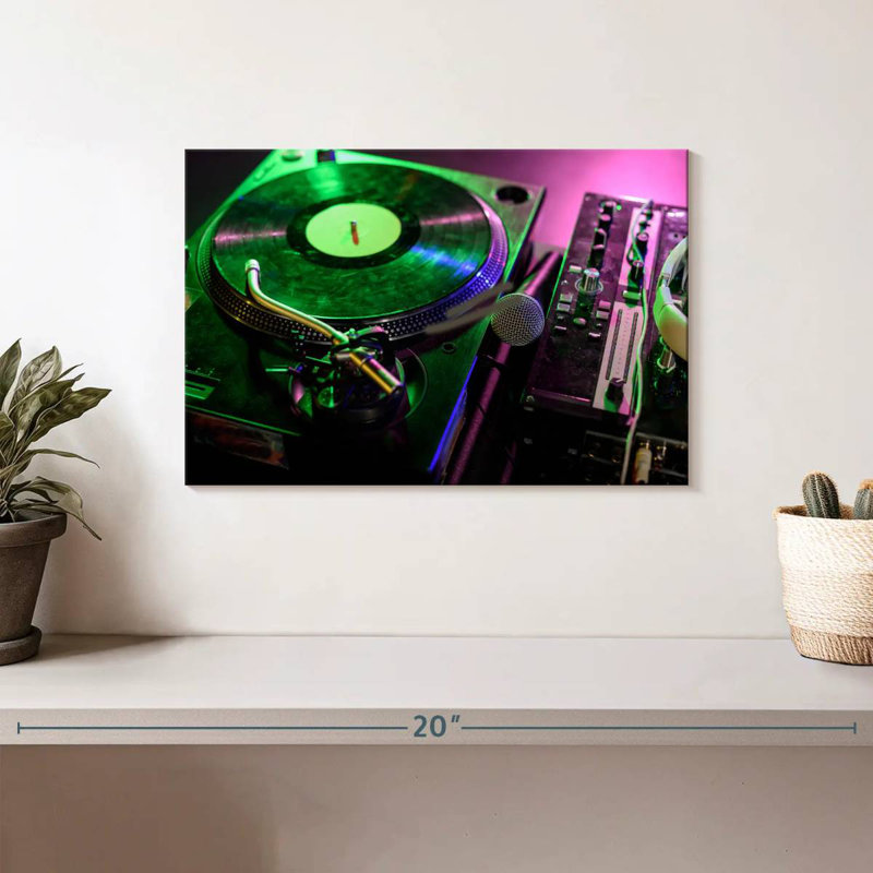 Tourne-disque Abarca, H 8 po x l 12 po