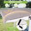 Bac à sable extérieur en bois pour enfants avec auvent, 2 sièges de banc pliables, doublure de protection de sable pour toit rétractable 47 x 47 po-889742509