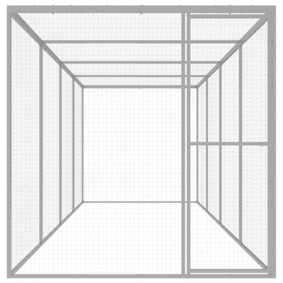 Millom Galvanised Steel Kennel With Door