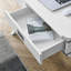 Bureau d'ordinateur avec rangement, table d'étude moderne