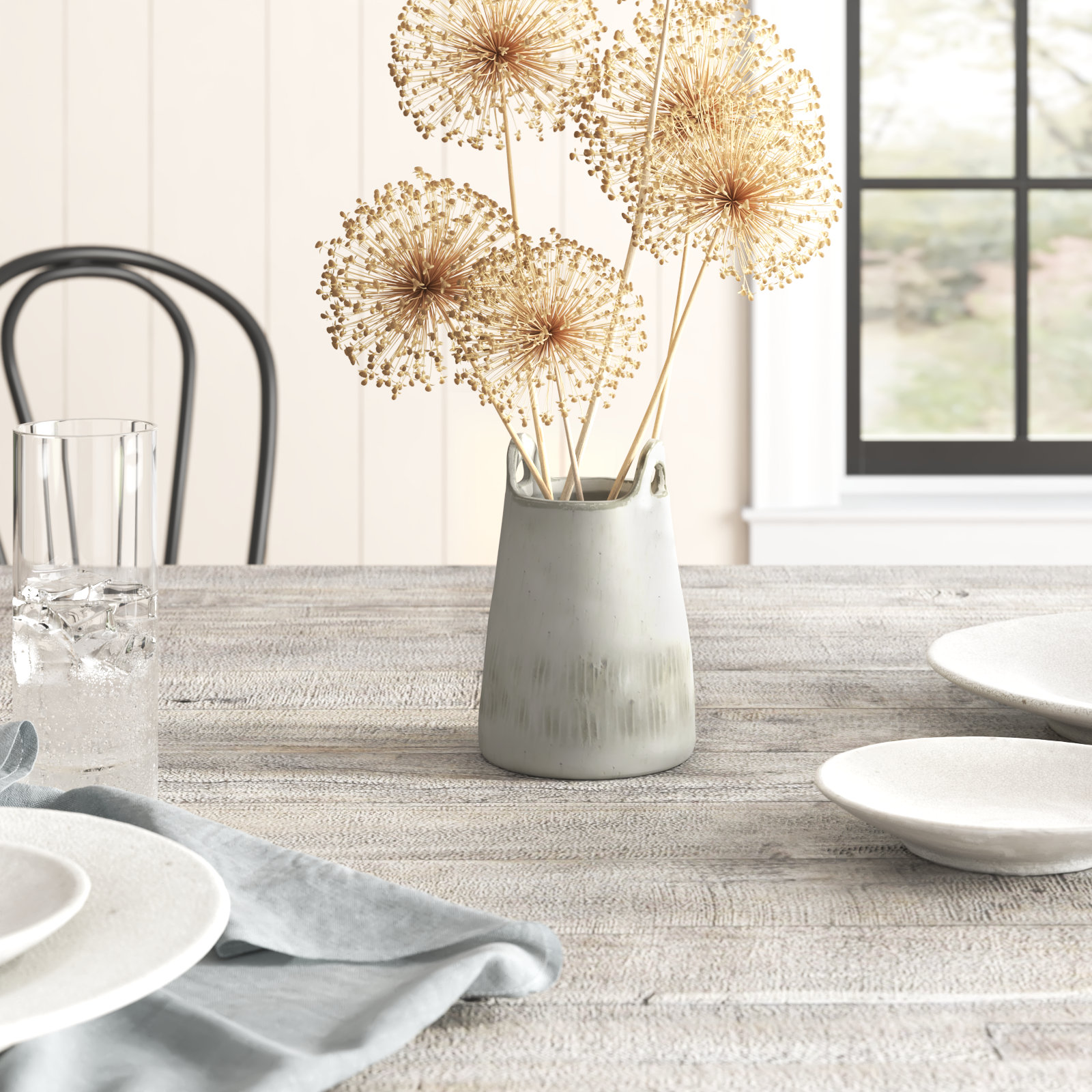 Jarkata Table Vase, 5.75" H x 3.75" W x 3.75" D