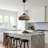 Metal Body Adjustable Height Single Pendant
