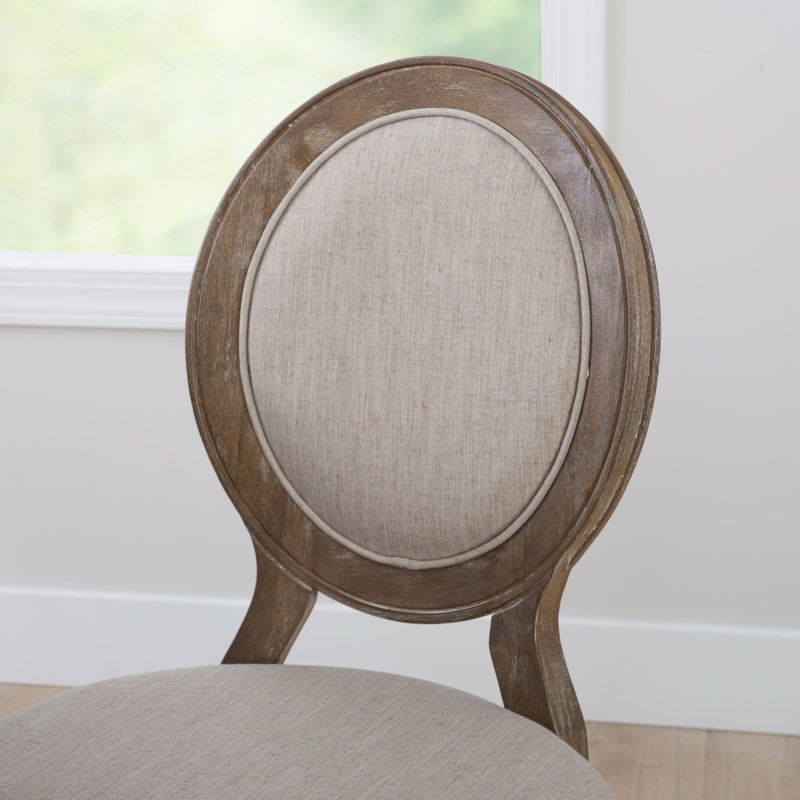 Vassallo 18.25'' H Linen Upholstered Side Chair