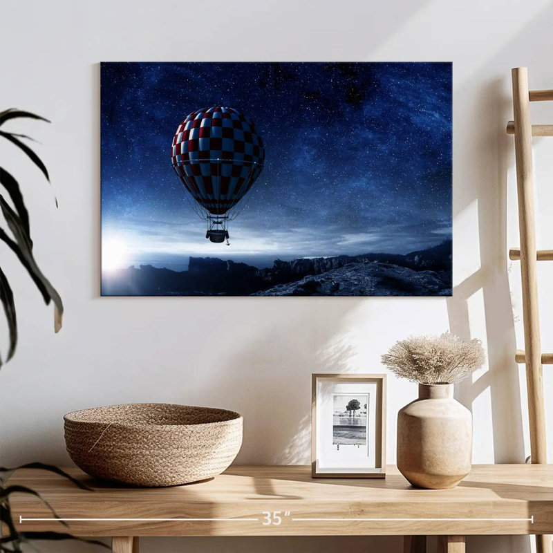 Montgolfière, H 16 po x l 24 po
