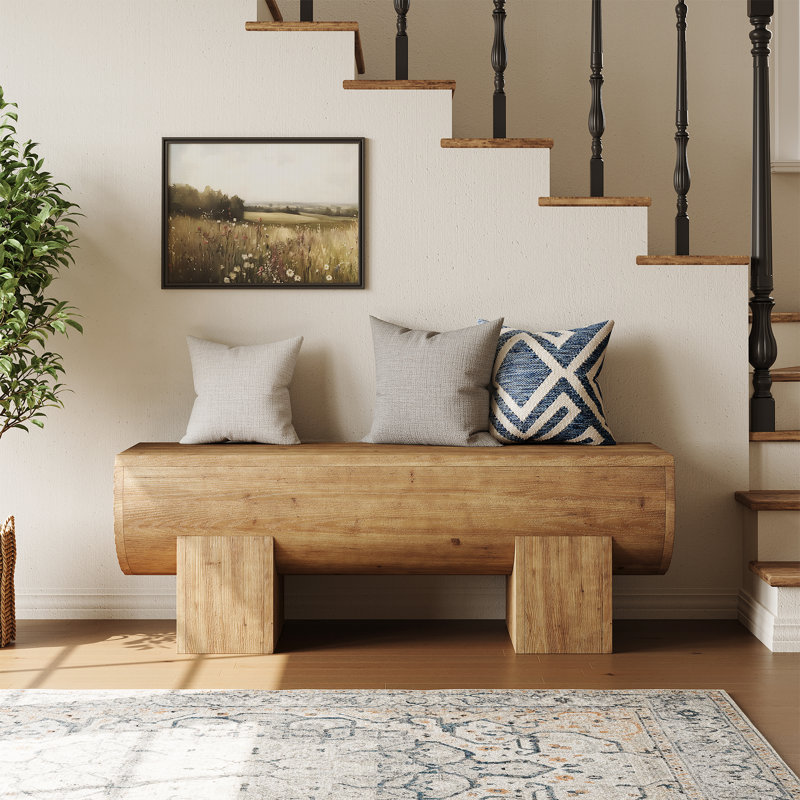 Solid Wood Bench