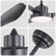 Ventilateur de plafond de 47 pouces avec lumière DEL de 22 W, moteur à courant continu réversible à 6 vitesses et télécommande pour le salon-503073569-503073568