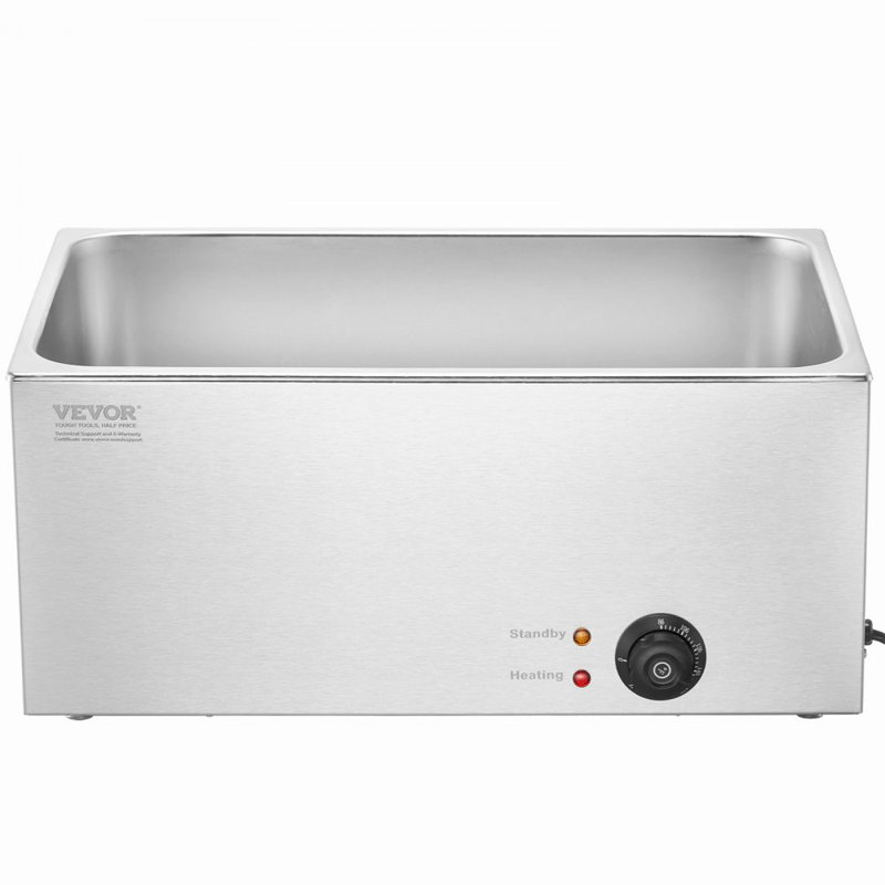 Chaufferette commerciale commerciale pour comptoir 24Qt 1200W Bain Marie