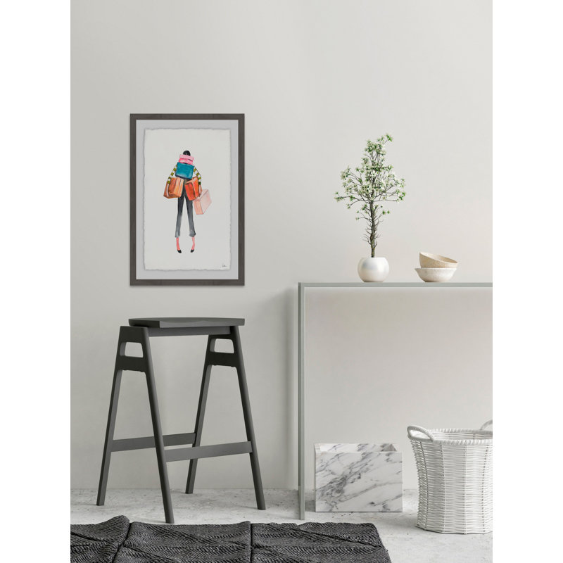 Cadre photo « errant », impression sur papier, H 24 po x l 16 po x P 1,5 po, Cadre noir