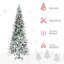 Arbre de Noël artificiel pin enneigé 9 pi avec 1159 pointes