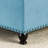 Button For Restaurant - Blue Square With Wooden Frame And Storage-2134185781