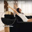 Méridienne 66,92 po Cloud-Like Sleeper - Revêtement en velours côtelé inspiré de la fourrure avec porte-gobelets, aucun assemblage requis-334023034