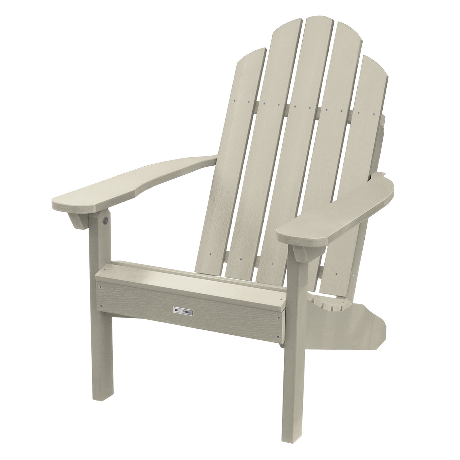 Leis Outdoor Adirondack Chair, Whitewash