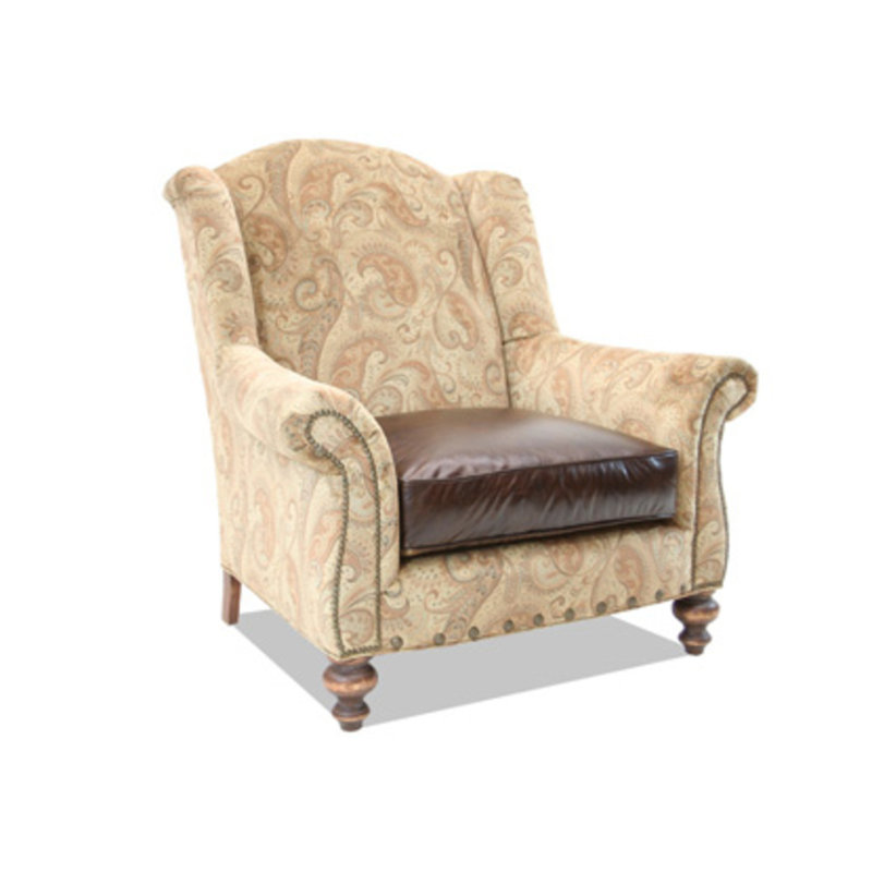 Leather Chair, Africa Antique Red, Brushy Bayou, Old Gold E