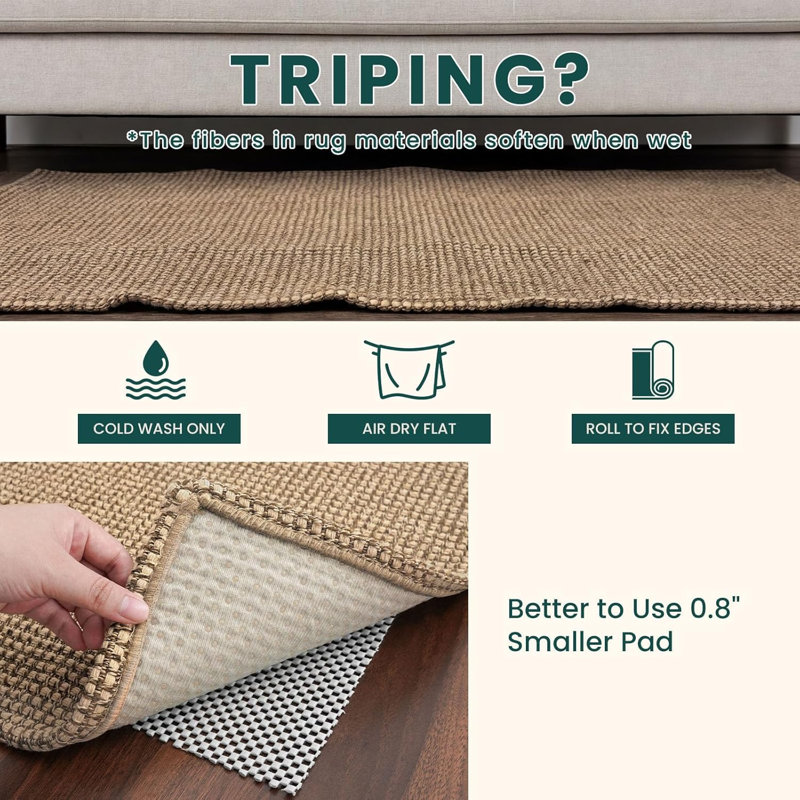 Tapis de cuisine lavables antidérapants, 2' x 3'