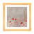 Toile avec cadre en bois beige