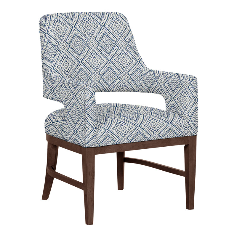 Chaise avec accoudoirs Josie Grande, Noyer, 2033 chameau