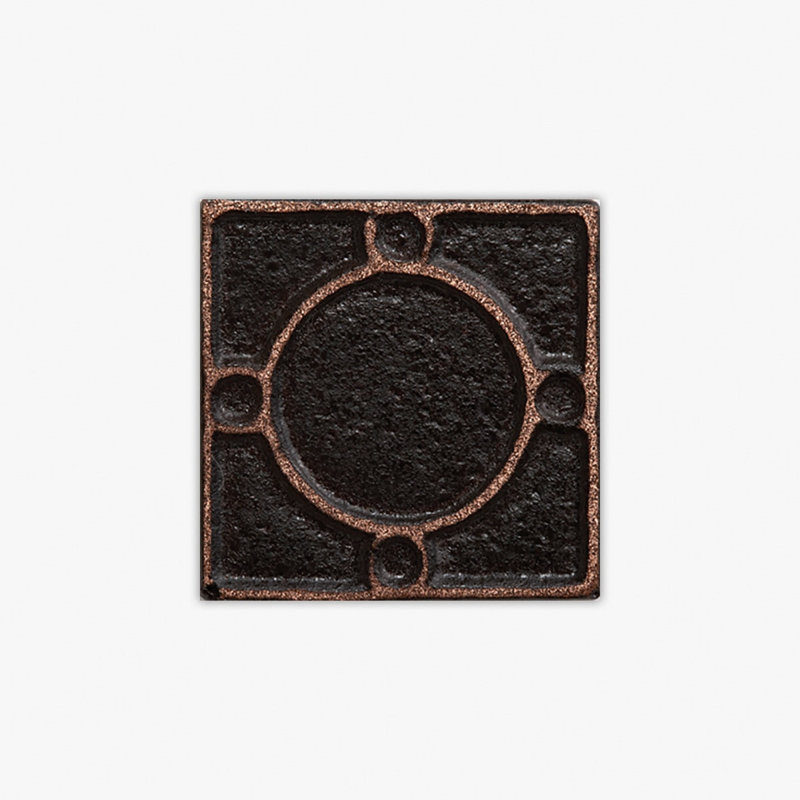 Antique Bronze Natural Threads Polyurethane 1x1 Decorative Insert, Antique Bronze