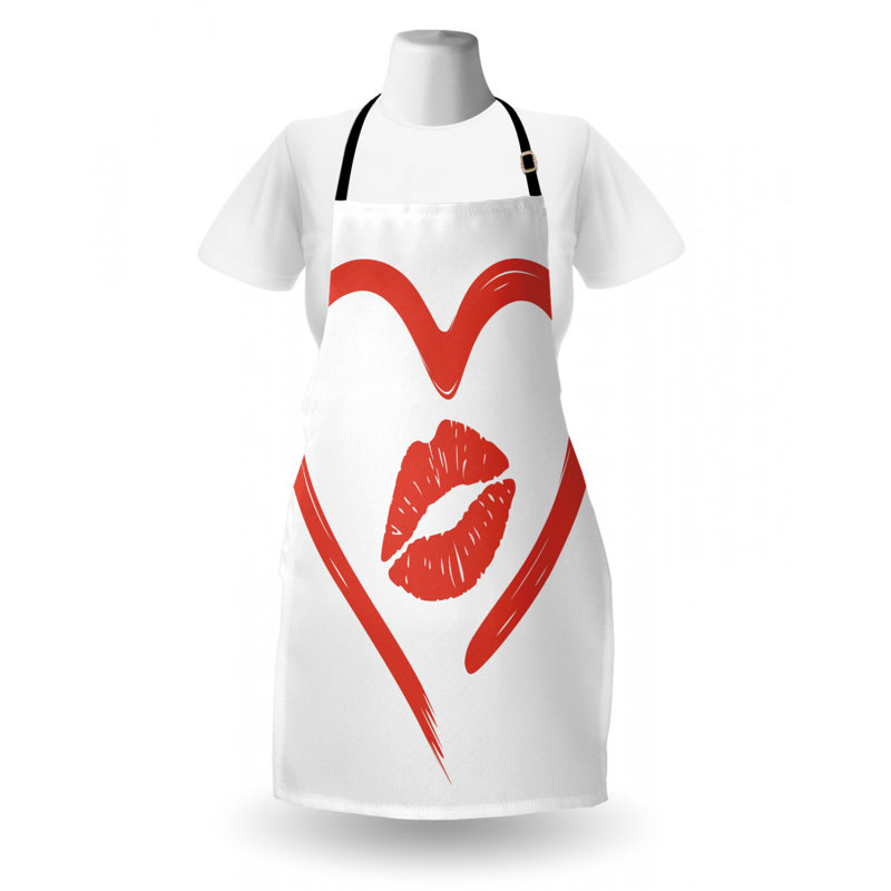 Valentine's Day Bib Apron