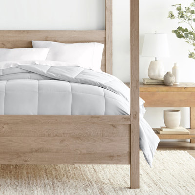 Comforter Solid Color Lightweight Microfiber All Season Down-Alternative Ultra Soft Bedding