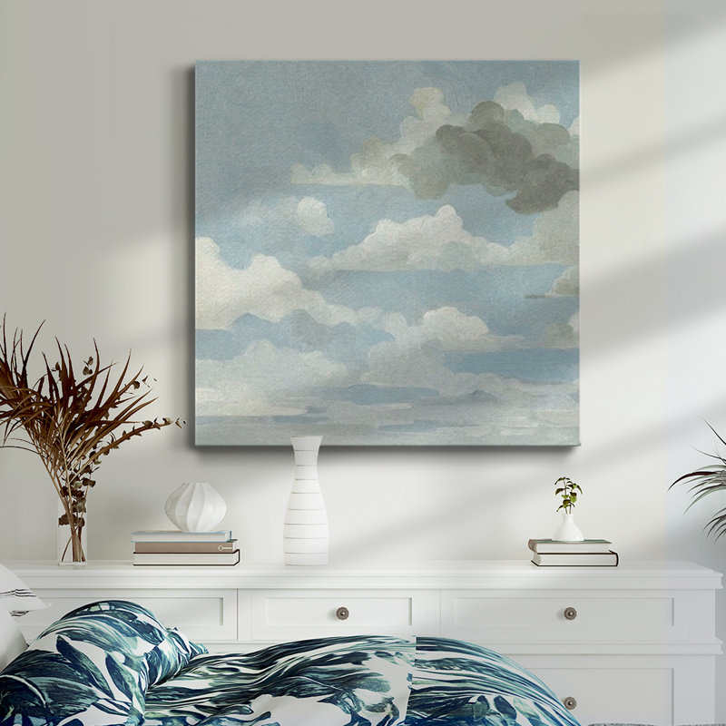 Toile tendue avec châssis Cloud Cloud II - prêt à accrocher