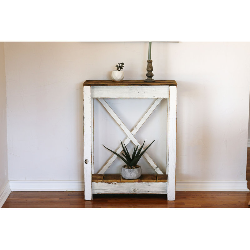 Console en bois massif 28 po Jimisha