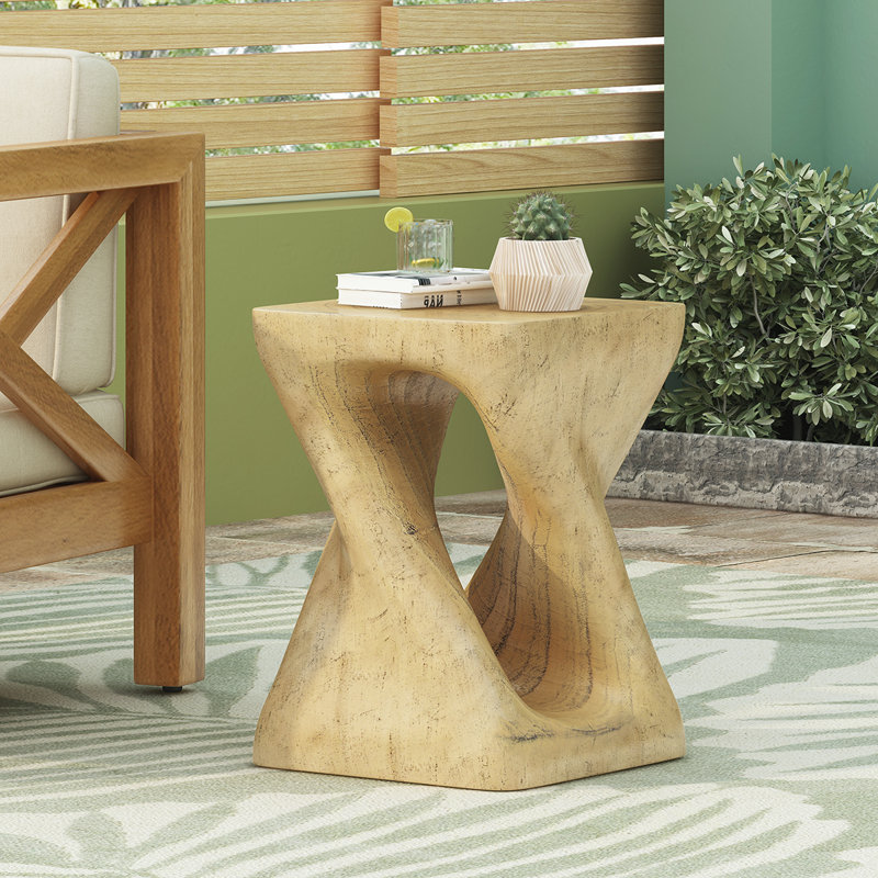 Table d'appoint Twist Shape, Naturel