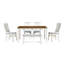 Ensemble de table de salle à manger Mid-Century 6 pièces-1990985860