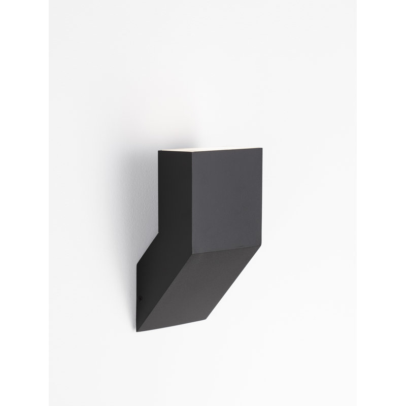Black Integrated LED Outdoor Flush Mount