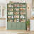 82.3"H X 59.1"W Wood 15-cube Bookcase With 2 Large Cabinets, Modern Storage Organizer For Living Room, Office Or Kitchen-1730958508