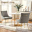Chaise d'appoint rembourrée en velours avec pieds dorés -2029679293-2078051676