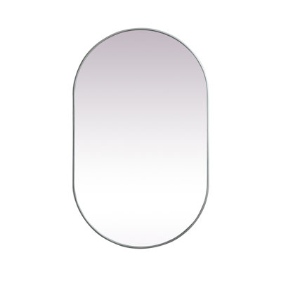 Elington Metal Oval Mirror