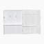 Grand lit escamotable avec placard, blanc