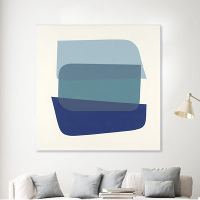 Shapes IV by KC Haxton - Wrapped Canvas Painting Print