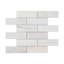 Auralie Subway 12 in. x 12 in. Polished Marble Mosaic Floor and Wall Tile