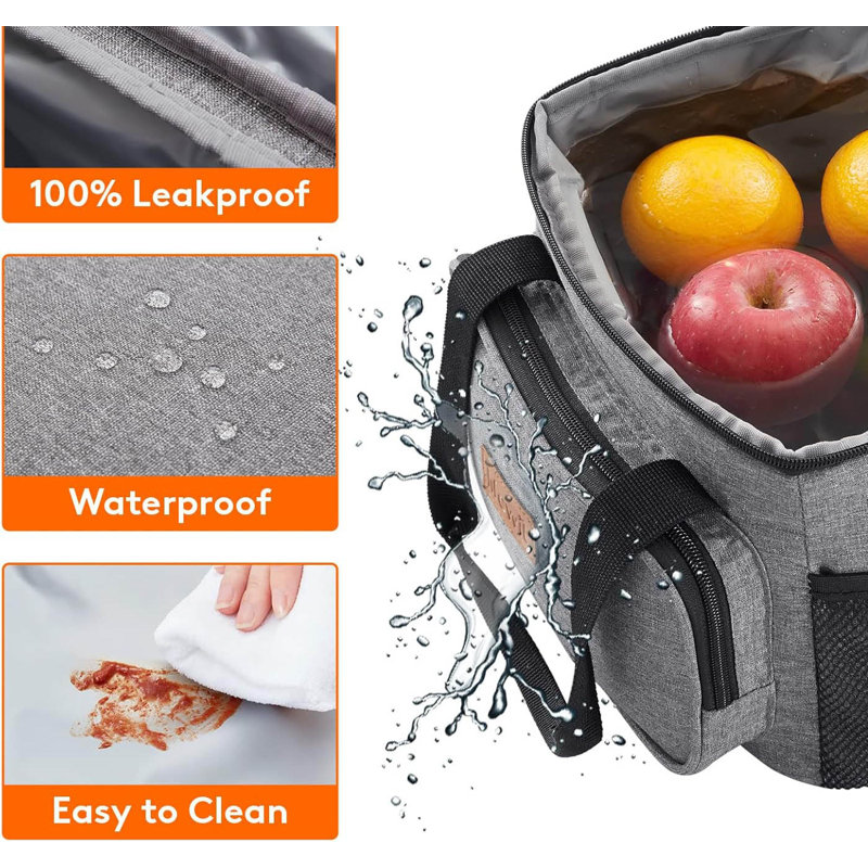 Large Lunch Bag(8.5L), Grey