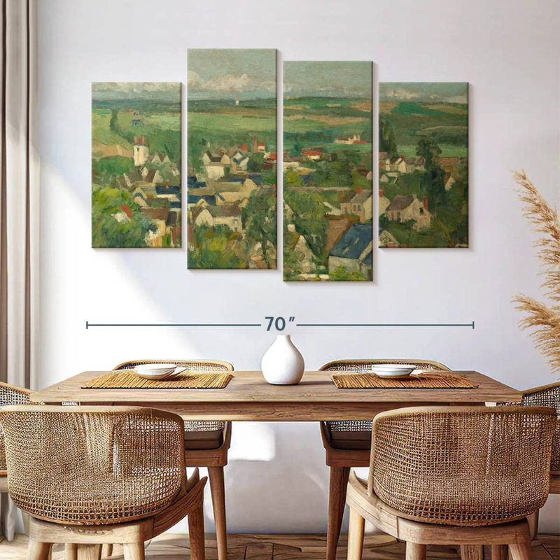 Vue panoramique d'Alvord Auvers, H 42 po x l 68 po