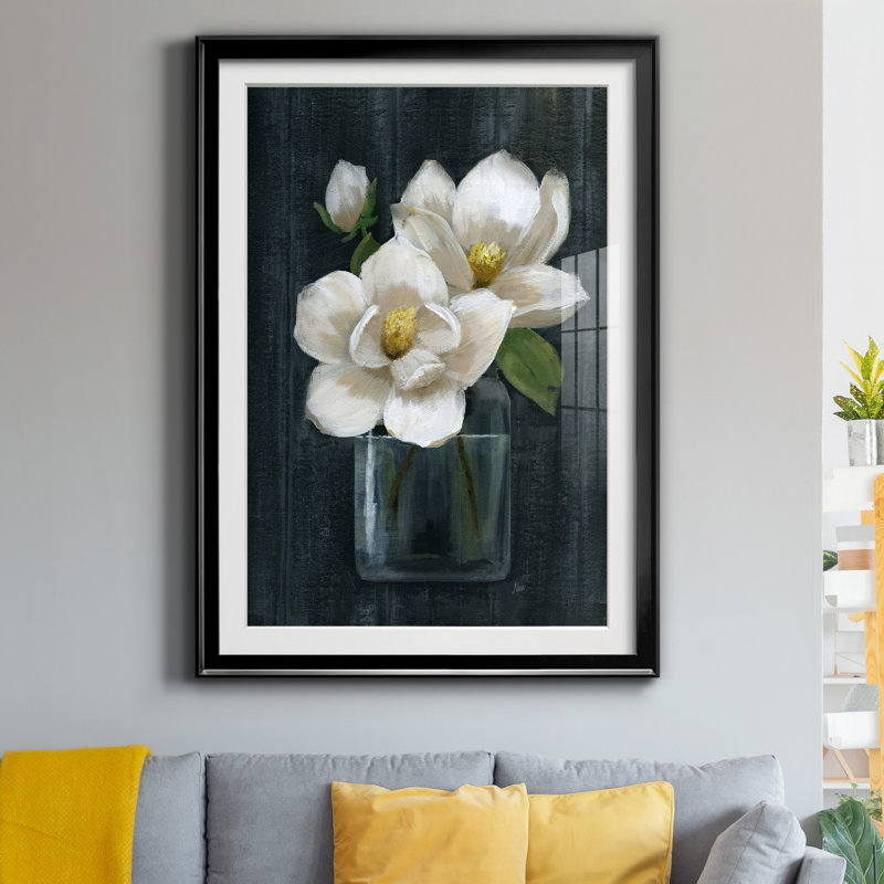 " Chalkboard Beauty I " Painting Print, Black Paper, 24" H x 18" W x 1" D