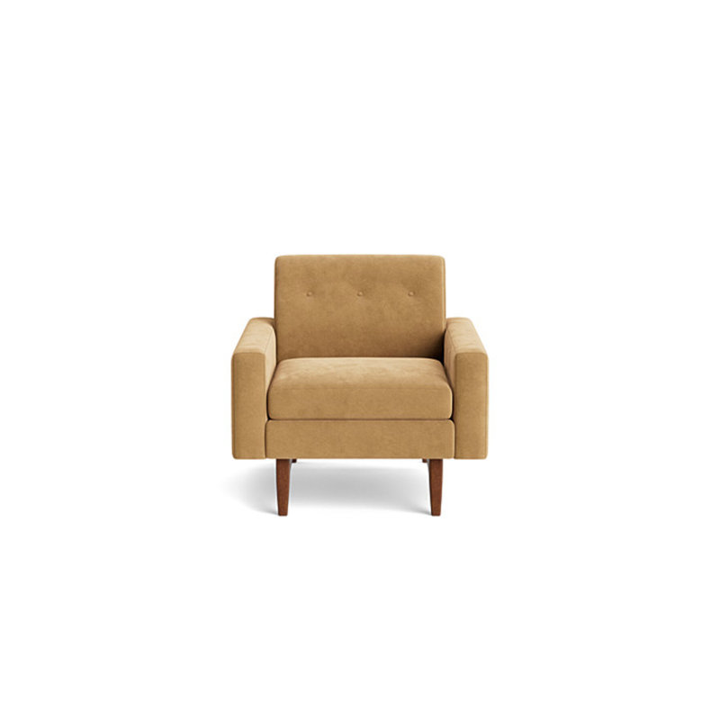 Tyler Chair, Performance Velvet - Nutmeg