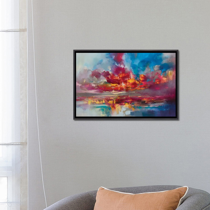 Maroon Bells, Colorado par Susanne Kremer - reproduction de photo, Aucun mat, H 26 po x l 40 po x 1,5 po