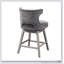 Tabouret de comptoir pivotant de 25,75 pouces avec coussin confortable et fabrication durable pour les cuisines et les bars modernes-1164590913