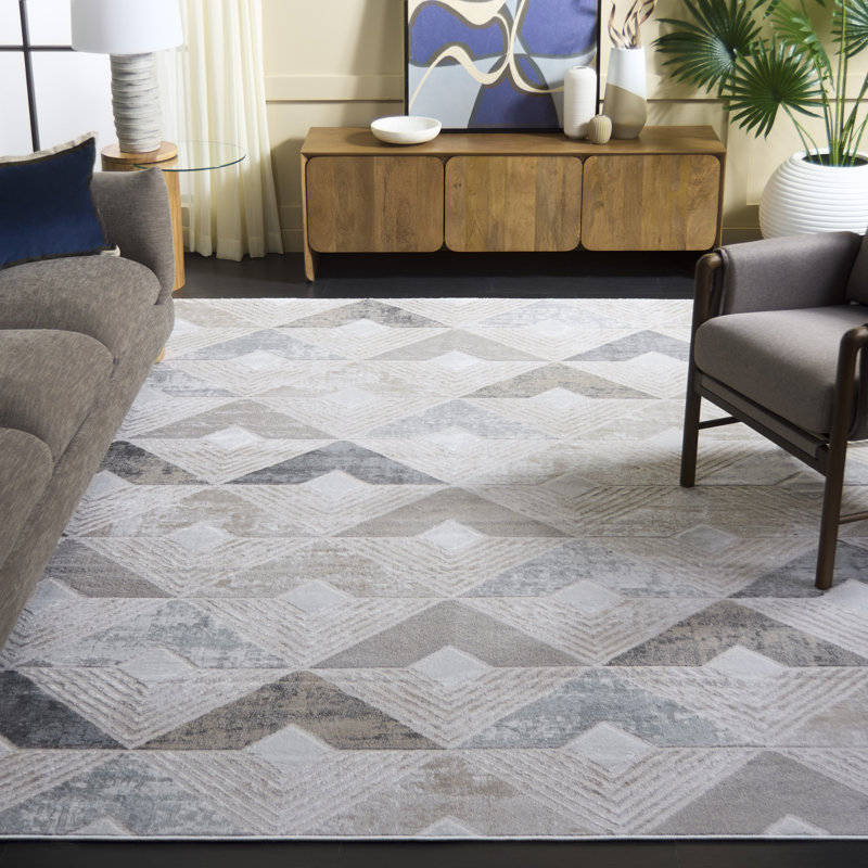 Saylor 100 Performance Geometric Rug, Rectangle 8' x 10'