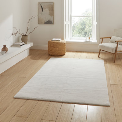 Snug area rug Machine Woven Cream