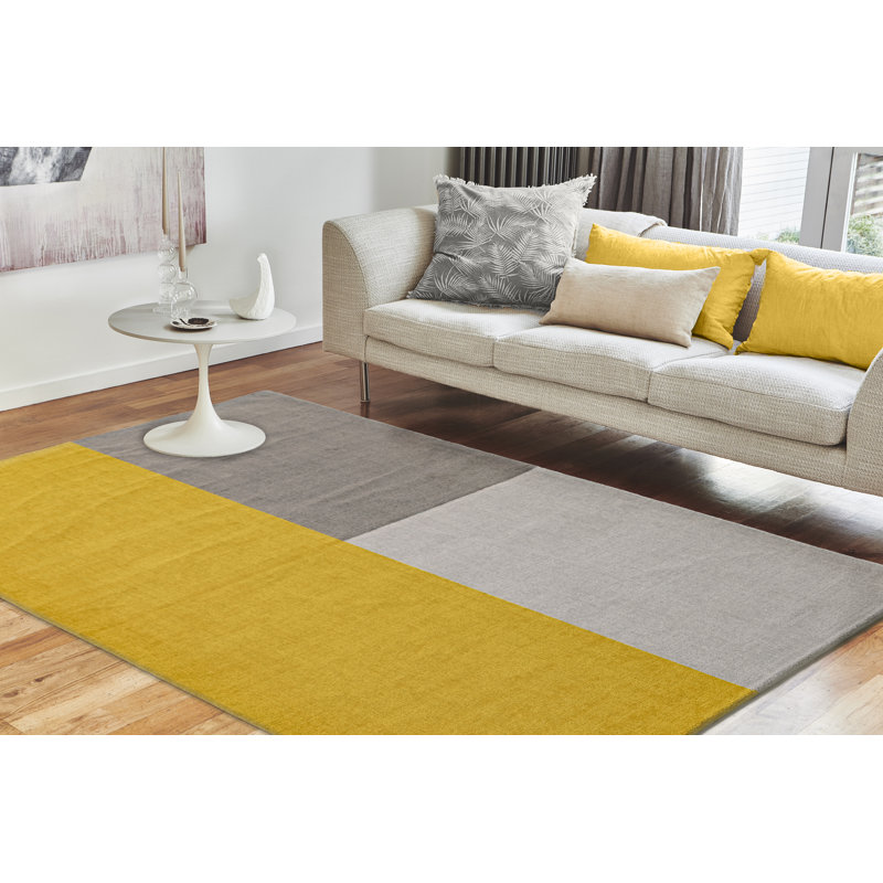 Acuff Geometric Wool Hand Woven Area Rug, Rectangle 200 x 300cm
