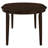 Cappuccino Oval Dining Table With Leaf Extension