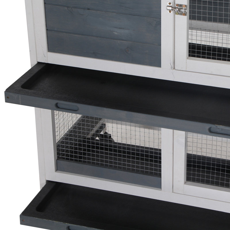 Cage à lapin avec rampe Cheslea