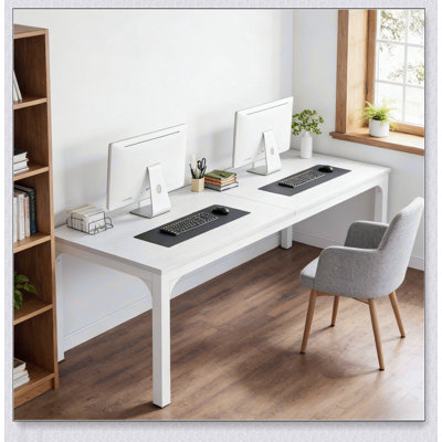 Dual Workspace Desk, Conference Table, Rectangle Computer Desk for Enhanced Productivity and Modern Design