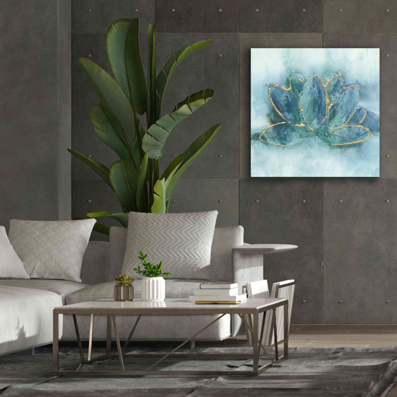 «Buddha Lotus» par Chris Paschke, estampe numérique sur toile, H 37 po x l 37 po x P 1,5 po