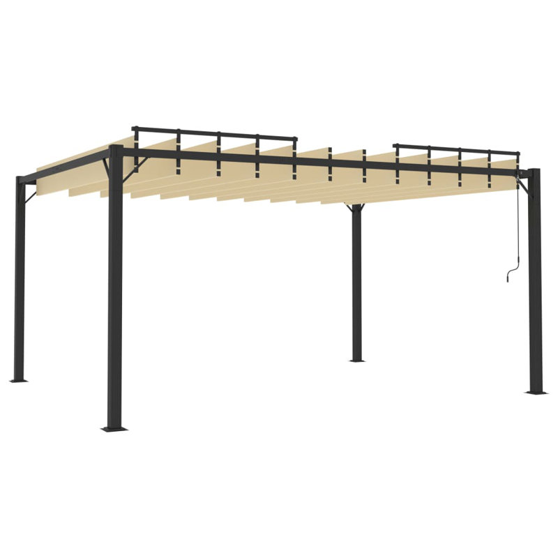 Terminous 3 x 4m Aluminium Patio Gazebo, Cream